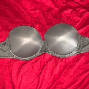 Pink strapless bra green